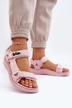 Damskie Sandały Lee Cooper LCW-24-34-2613 Różowe