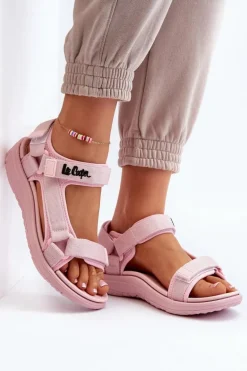 Damskie Sandały Lee Cooper LCW-24-34-2613 Różowe