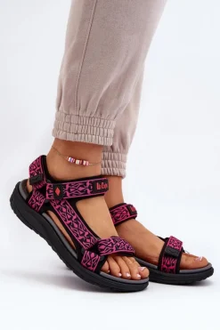 Damskie Sandały Lee Cooper LCW-24-34-2608 Fuksja