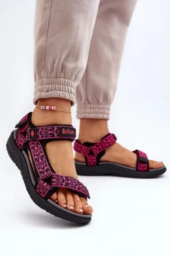 Damskie Sandały Lee Cooper LCW-24-34-2608 Fuksja