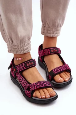 Damskie Sandały Lee Cooper LCW-24-34-2608 Fuksja