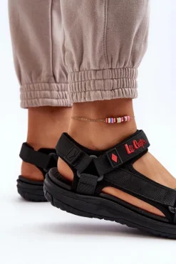 Damskie Sandały Lee Cooper LCW-24-34-2615 Czarne