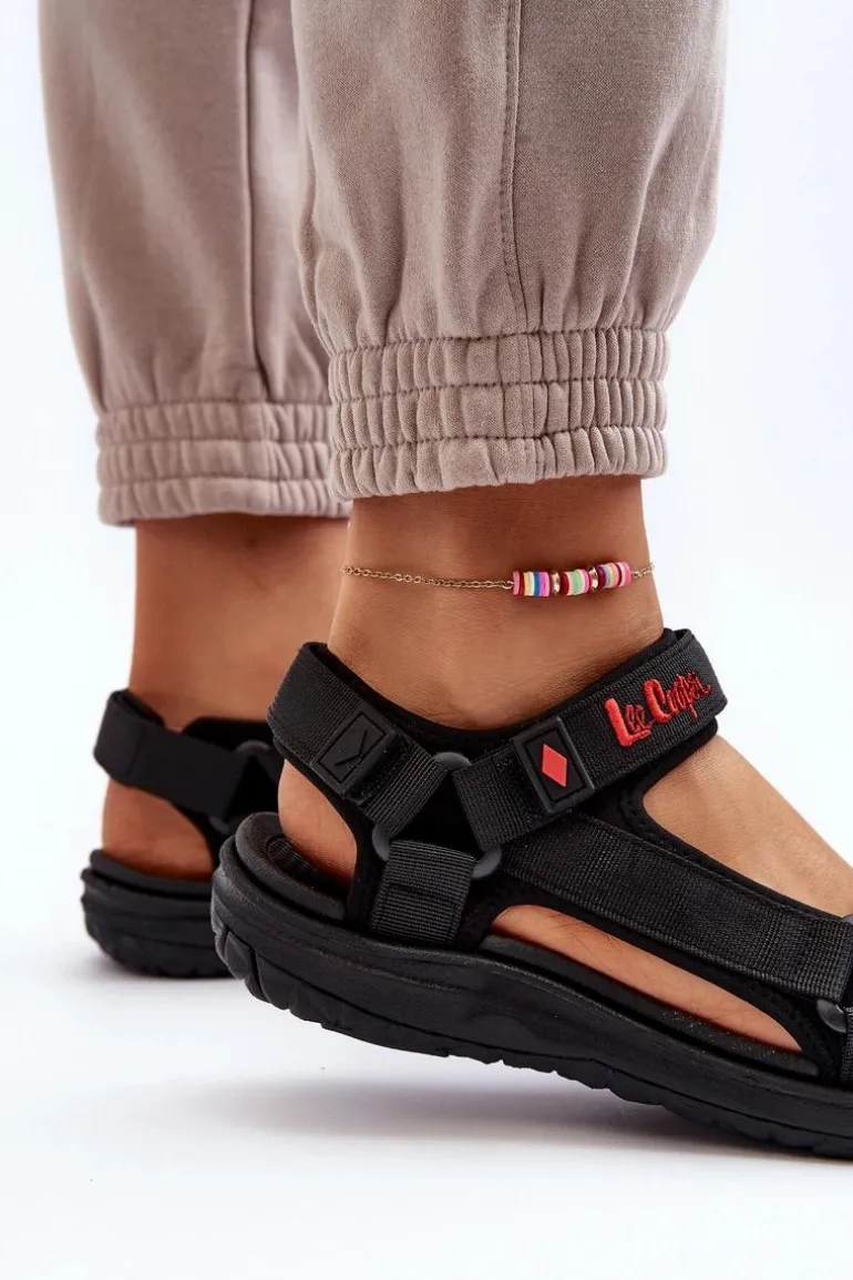 Damskie Sandały Lee Cooper LCW-24-34-2615 Czarne