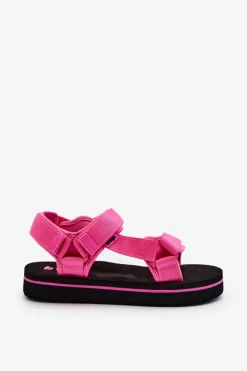 Damskie Sandały Na Platformie Lee Cooper LCW-24-05-2750L Fuksja