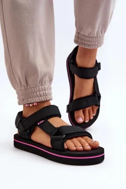 Damskie Sandały Na Platformie Lee Cooper LCW-24-05-2751L Czarne