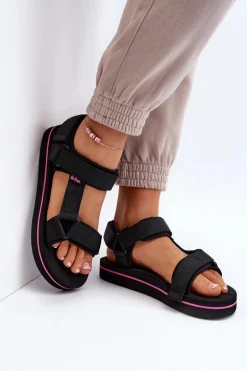 Damskie Sandały Na Platformie Lee Cooper LCW-24-05-2751L Czarne