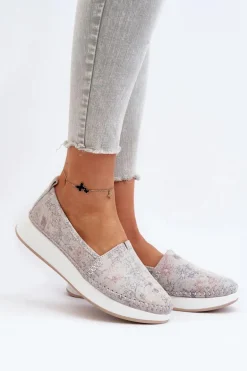 Damskie Skórzane Espadryle Na Platformie Multikolor Chorisa