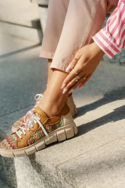 Damskie Skórzane Półbuty Maciejka 05850-29 Multikolor