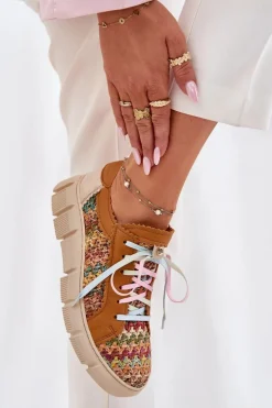 Damskie Skórzane Półbuty Maciejka 05850-29 Multikolor