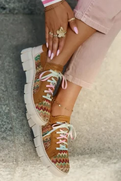 Damskie Skórzane Półbuty Maciejka 05850-29 Multikolor