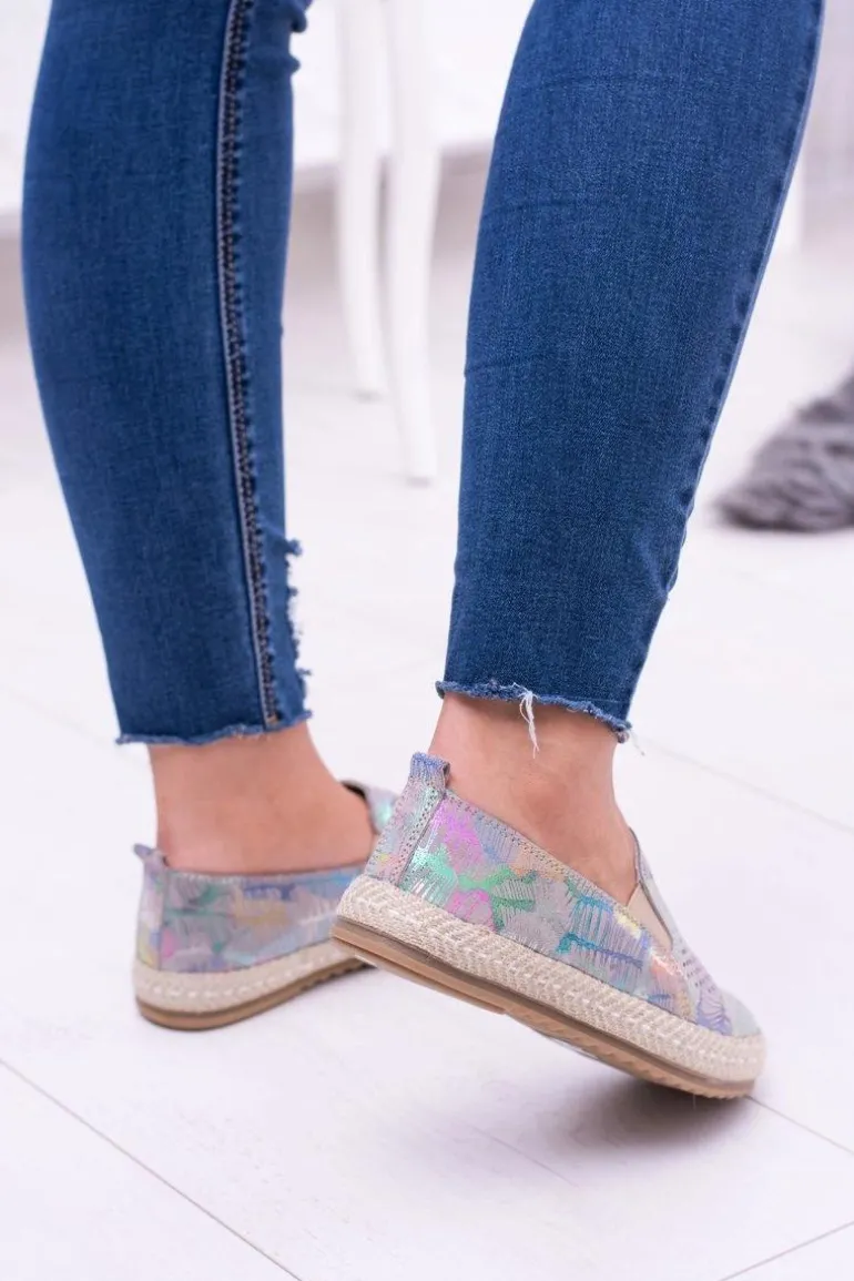 Damskie Skórzane Tenisówki Wsuwane Ingrid