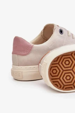 Damskie Sneakersy Big Star LL274399 Beżowe
