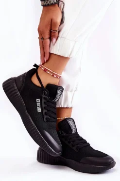 Damskie Sneakersy Big Star KK274063 Czarne