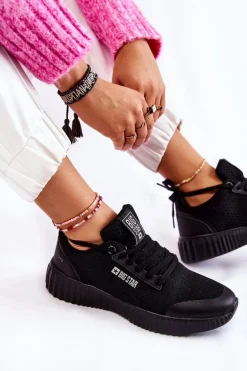 Damskie Sneakersy Big Star KK274063 Czarne