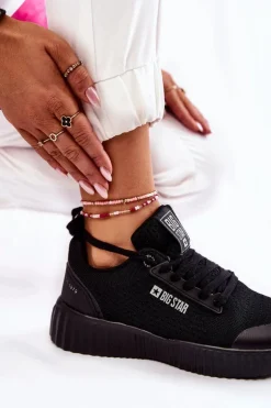 Damskie Sneakersy Big Star KK274063 Czarne