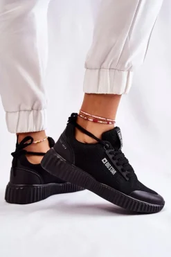 Damskie Sneakersy Big Star KK274063 Czarne