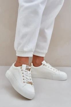 Damskie Sneakersy Big Star NN274211 Białe