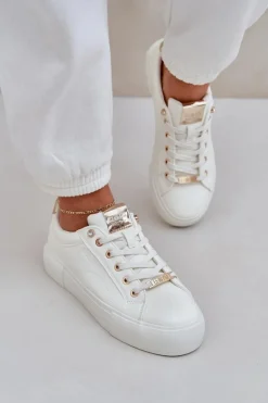 Damskie Sneakersy Big Star NN274211 Białe