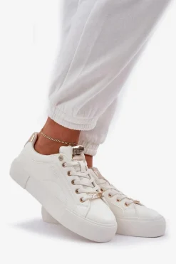 Damskie Sneakersy Big Star NN274211 Białe