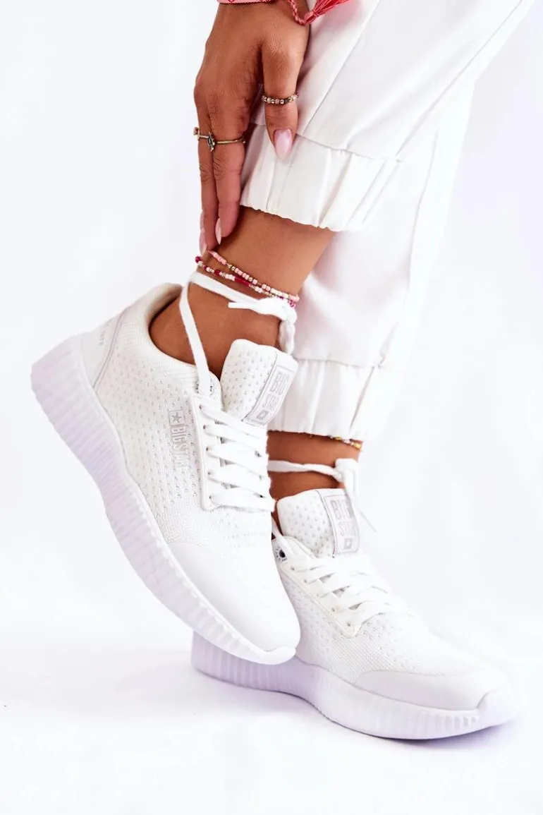 Damskie Sneakersy Big Star KK274062 Białe
