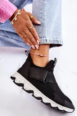 Damskie Sneakersy Big Star KK274547 Czarne