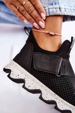 Damskie Sneakersy Big Star KK274547 Czarne