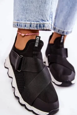 Damskie Sneakersy Big Star KK274547 Czarne
