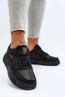 Damskie Sneakersy Big Star NN274666 Czarne