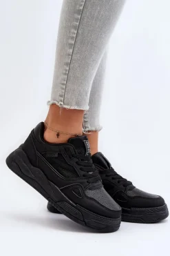 Damskie Sneakersy Big Star NN274666 Czarne