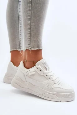 Damskie Sneakersy Big Star NN274667 Białe