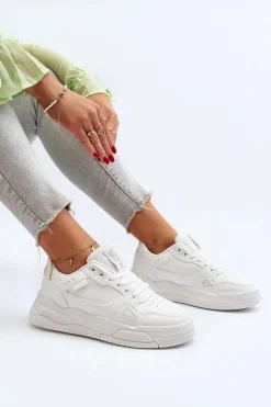 Damskie Sneakersy Big Star NN274667 Białe