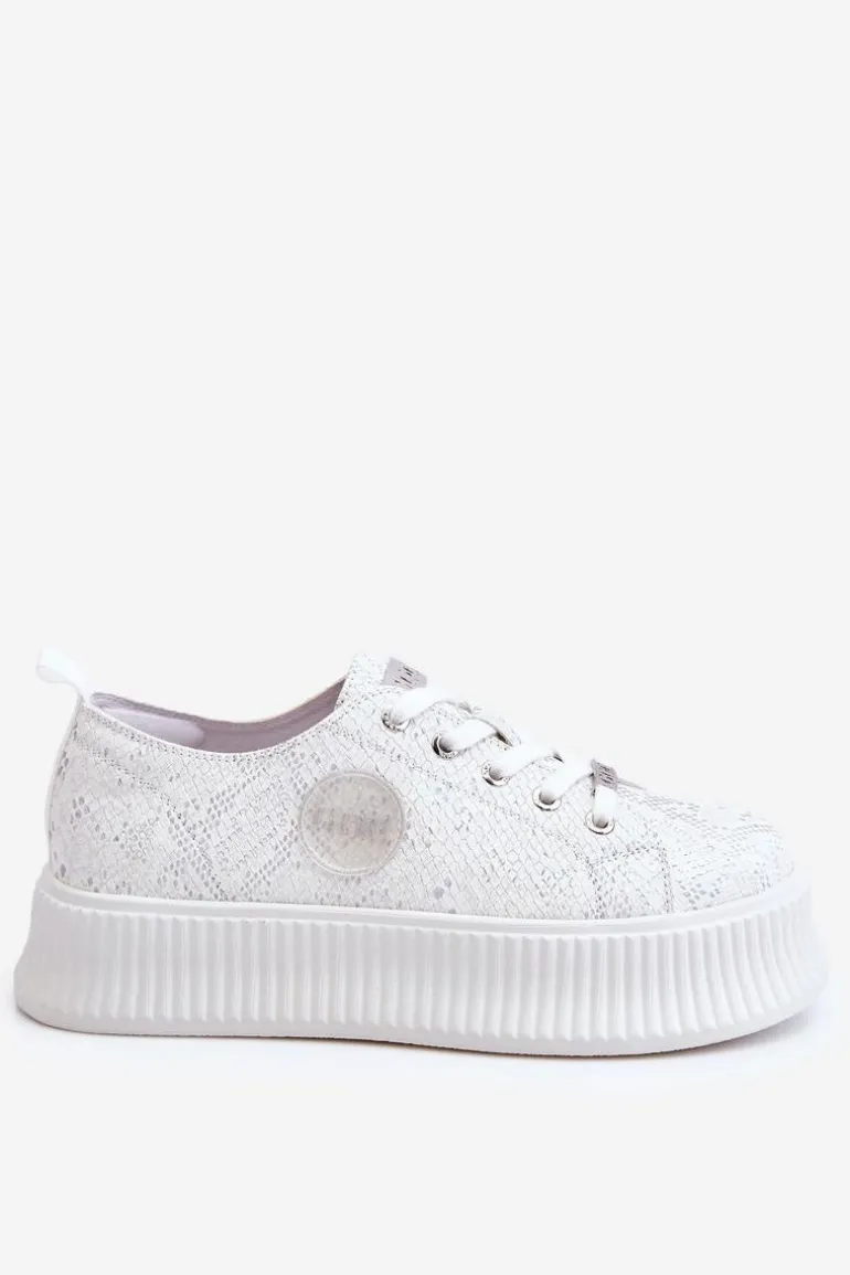 Damskie Sneakersy Buty Sportowe GOE JJ2N4126 Białe