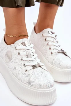Damskie Sneakersy Buty Sportowe GOE JJ2N4126 Białe