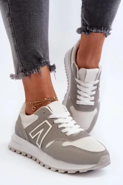 Damskie Sneakersy Buty Sportowe Szare Daisee