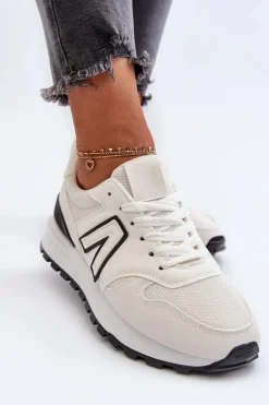 Damskie Sneakersy Buty Sportowe Białe Daisee