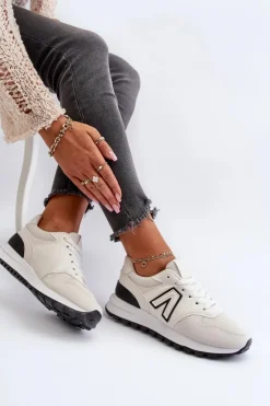 Damskie Sneakersy Buty Sportowe Białe Daisee