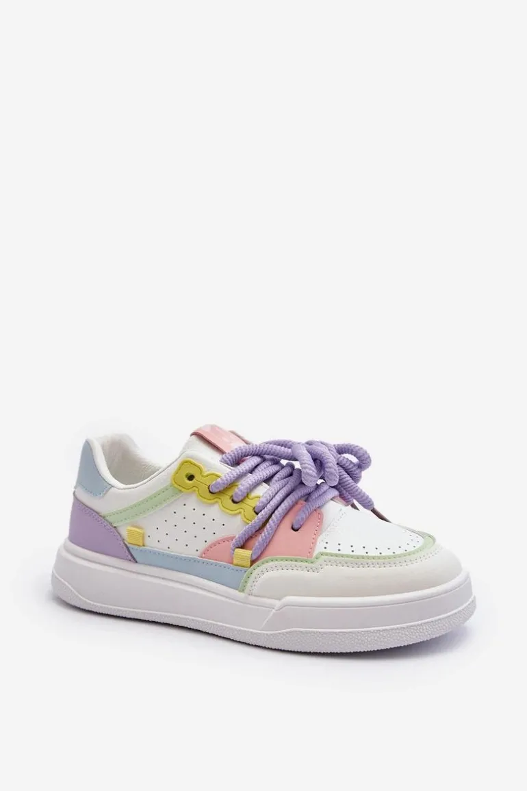 Damskie Sneakersy Eko Skórzane Multikolor Avanalis