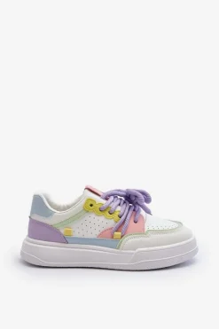 Damskie Sneakersy Eko Skórzane Multikolor Avanalis