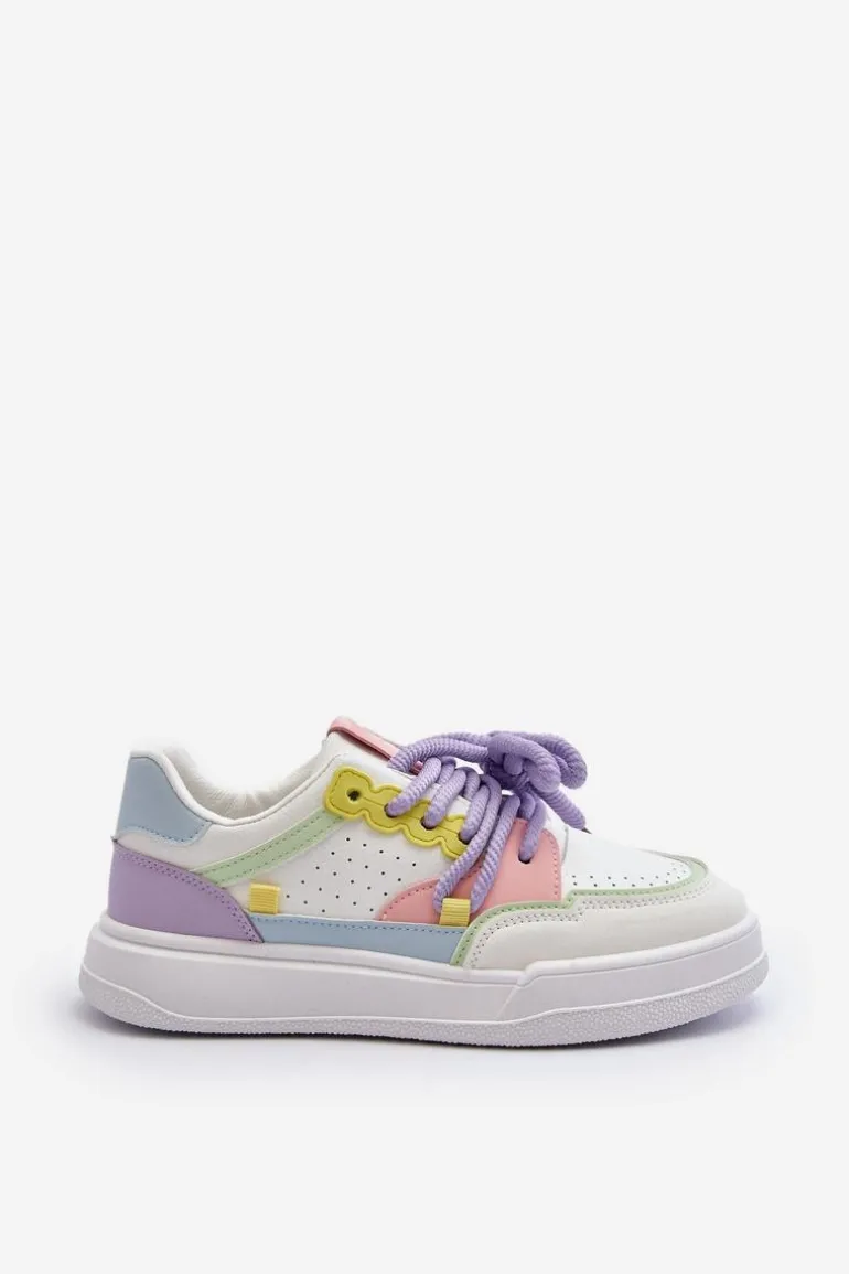 Damskie Sneakersy Eko Skórzane Multikolor Avanalis