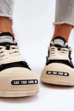 Damskie Sneakersy GOE NN2N4061 Czarne