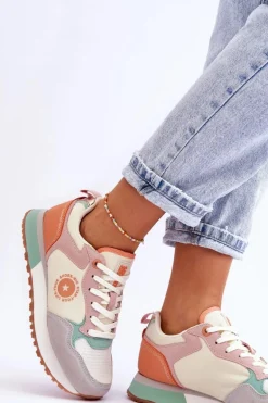 Damskie Sneakersy Memory Foam System Big Star LL274542 Multikolor