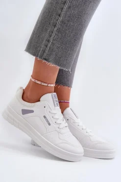 Damskie Sneakersy Memory Foam System Big Star NN274A483 Białe