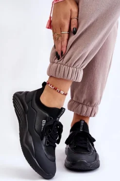 Damskie Sneakersy Memory Foam System Big Star LL274419 Czarne