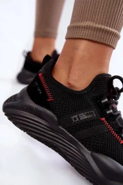 Damskie Sneakersy Memory Foam System Big Star KK274345 Czarne