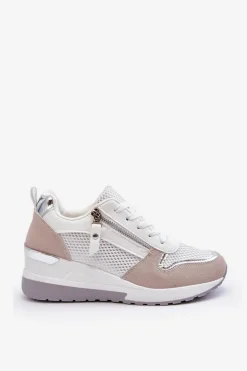 Damskie Sneakersy Na Koturnie Wielobarwne Sivan