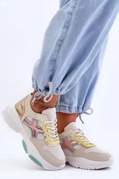 Damskie Sneakersy Sznurowane Multikolorowe Cortes