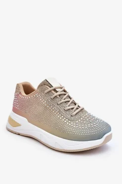 Damskie Sneakersy Z Cyrkoniami Multikolor Raiden