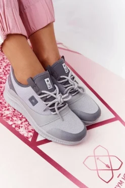 Damskie Sportowe Buty Comfort Foam Szare The Best
