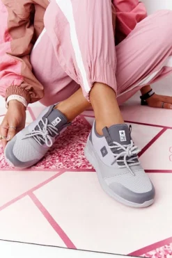 Damskie Sportowe Buty Comfort Foam Szare The Best