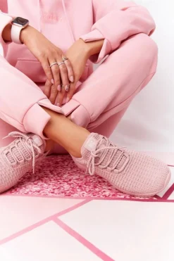 Damskie Sportowe Buty Memory Foam Big Star HH274299 Różowe